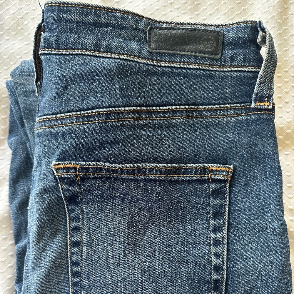 AG-ED Denim Adriano Goldschmied The Mila Super High Rise - Skinny Jean.  Size 28